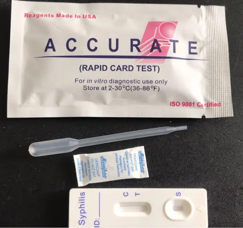 Syphilis (VDRL) Rapid Test Kit - 50 Tests for Kenya.