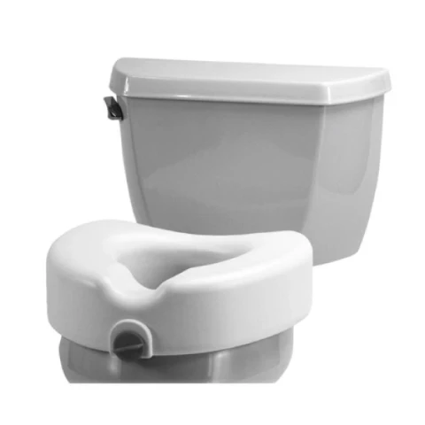 Raised toilet seat
