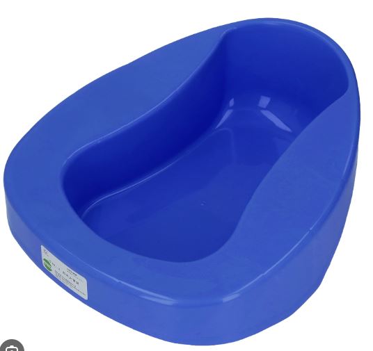 plastic bedpans